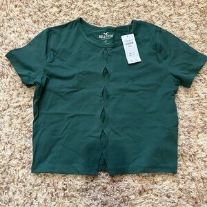 Hollister Dark Green Short Sleeve Tee